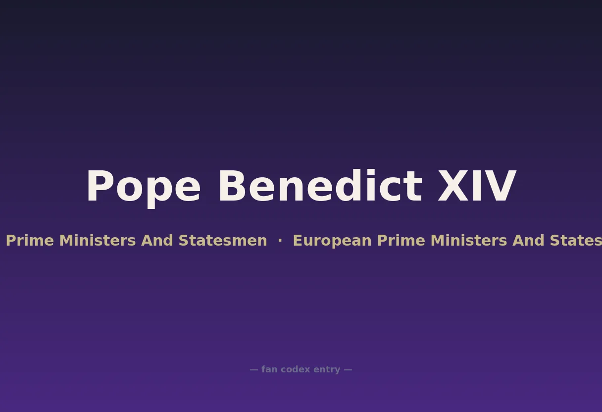 Pope Benedict XIV
