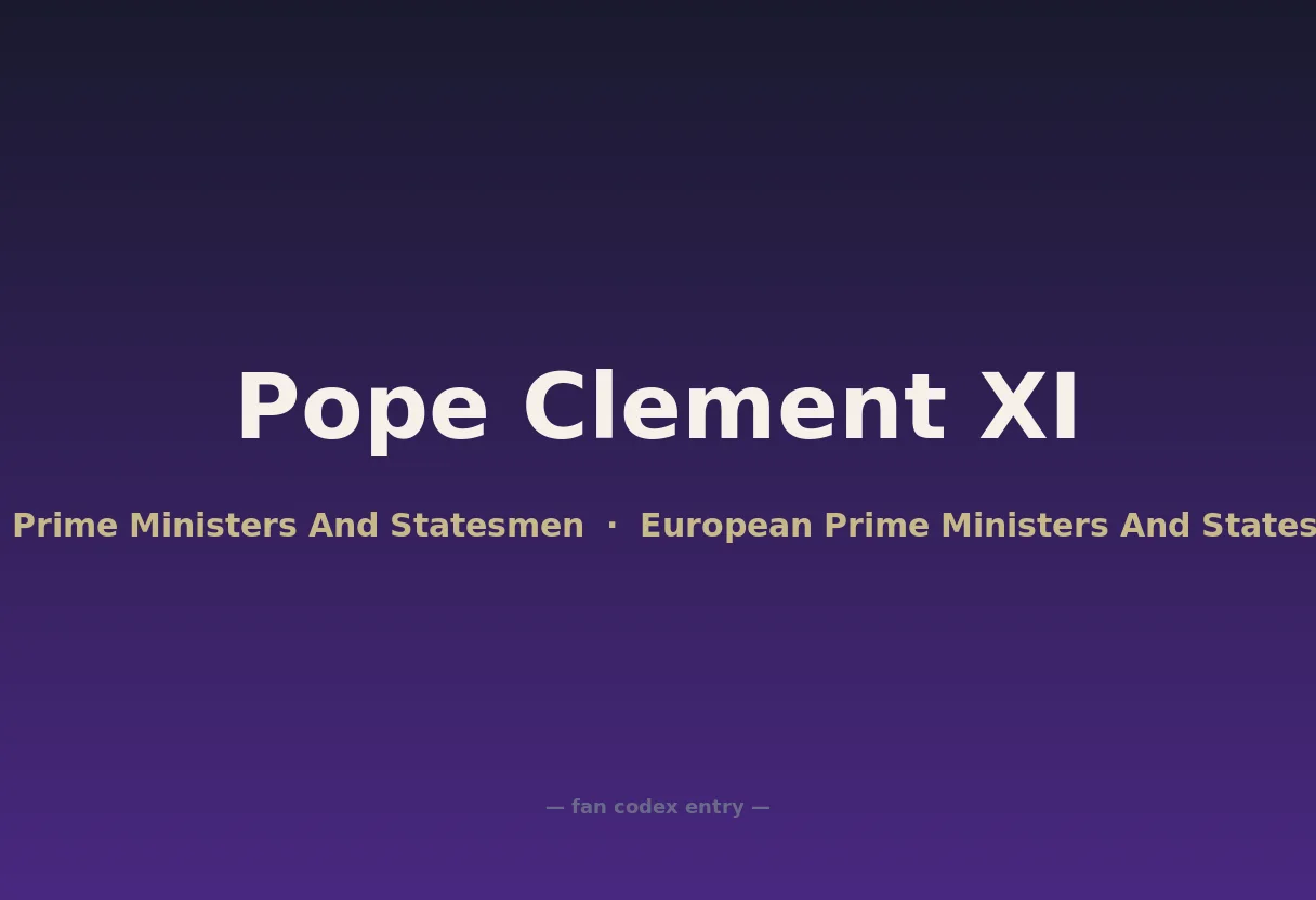 Pope Clement XI