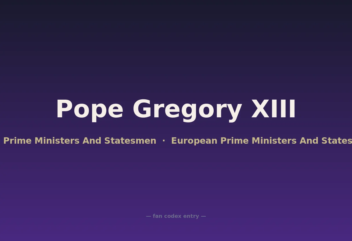 Pope Gregory XIII