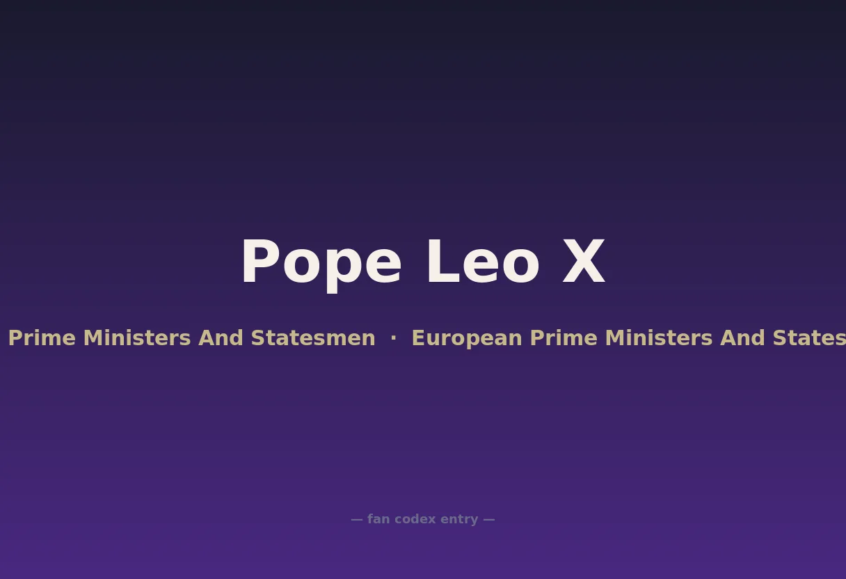 Pope Leo X