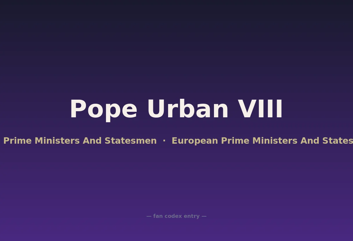 Pope Urban VIII