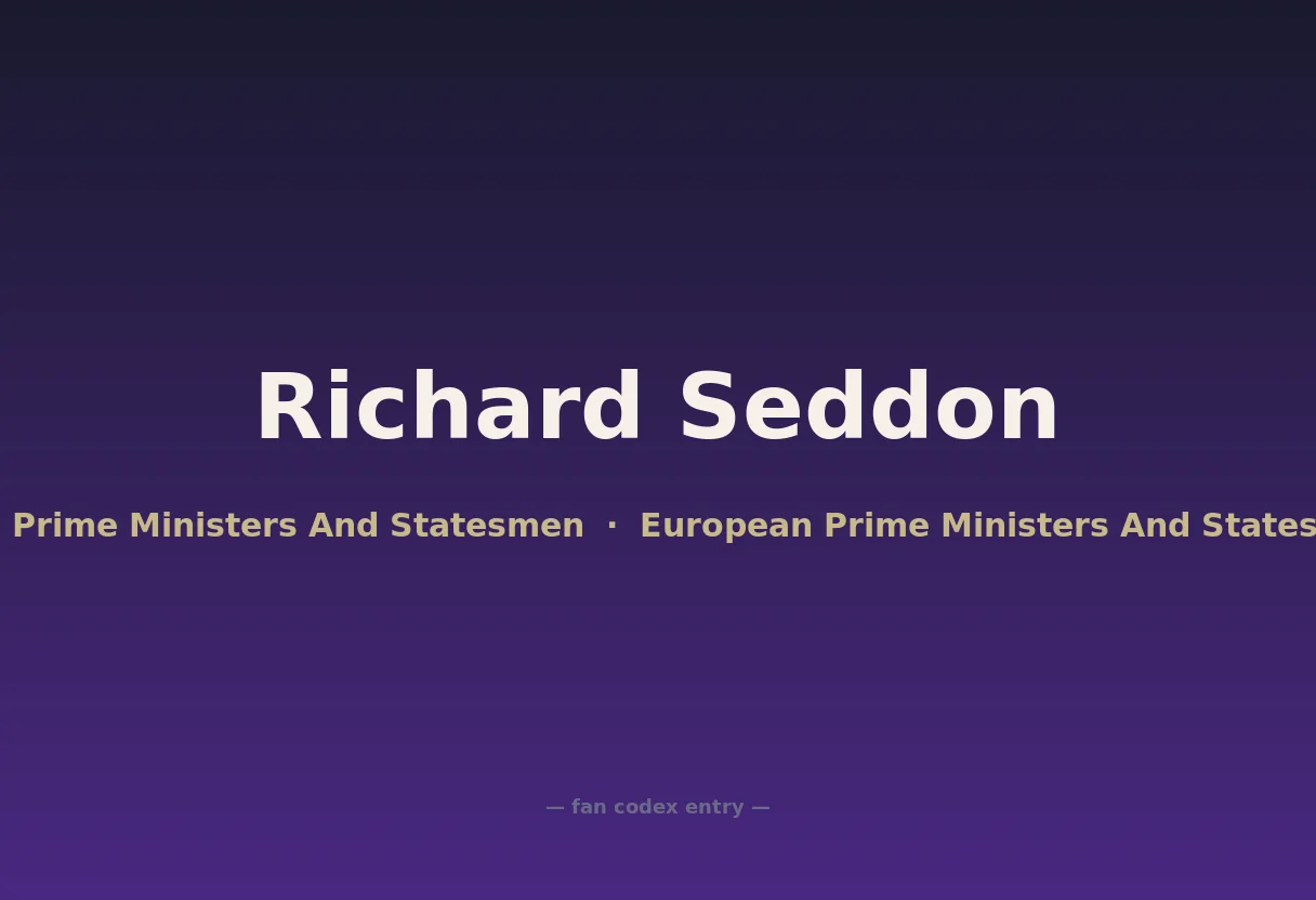 Richard Seddon